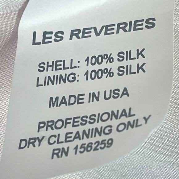 Les Reveries Silk Pink Floral Flutter Sleeve Mini Dress Size 0 - Picture 5 of 6